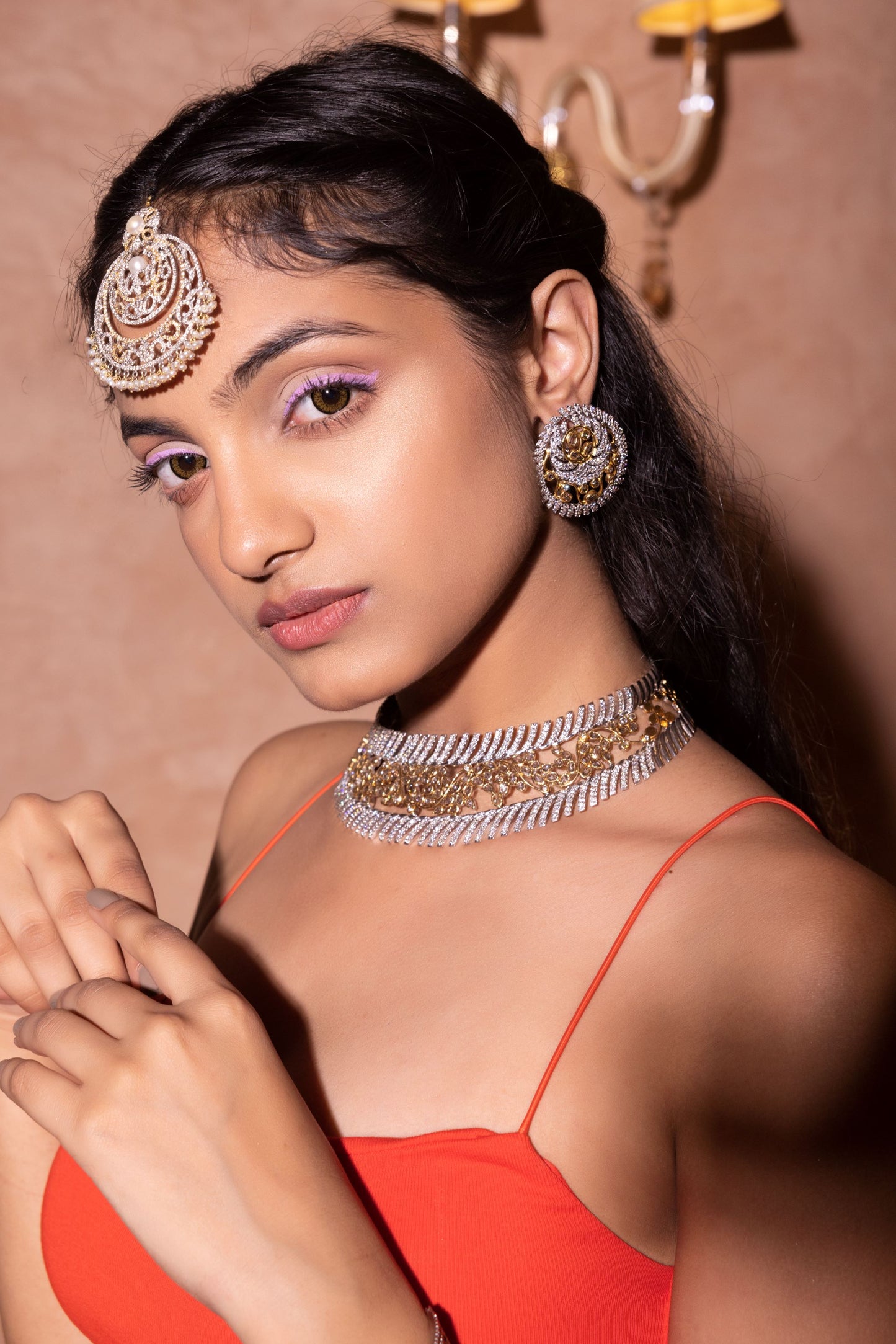 Diamond Rose Cut Earrings