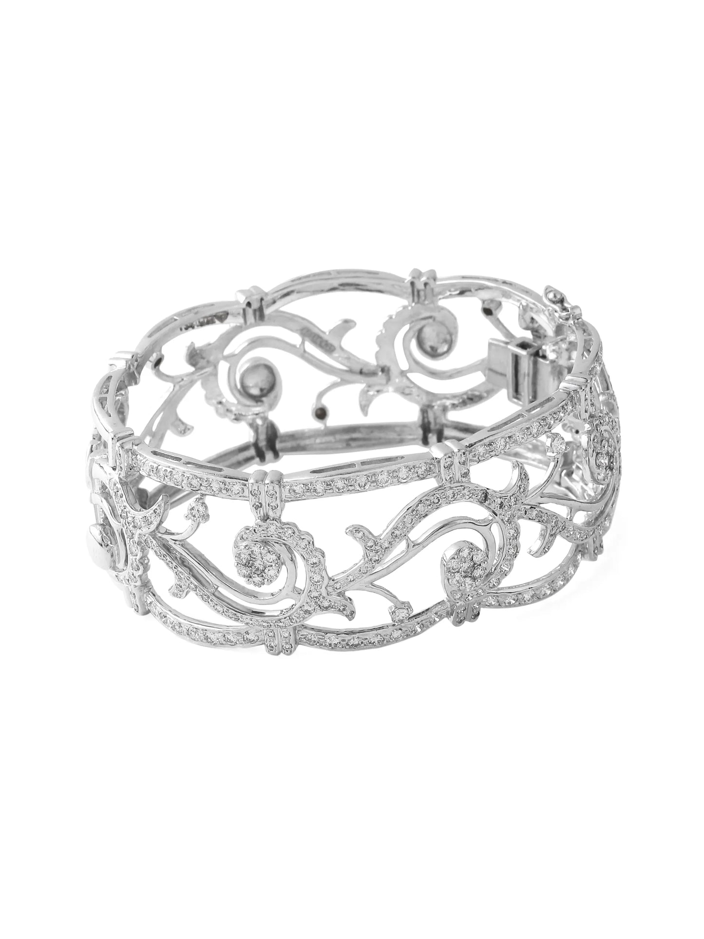 Filigree Diamond Cuff