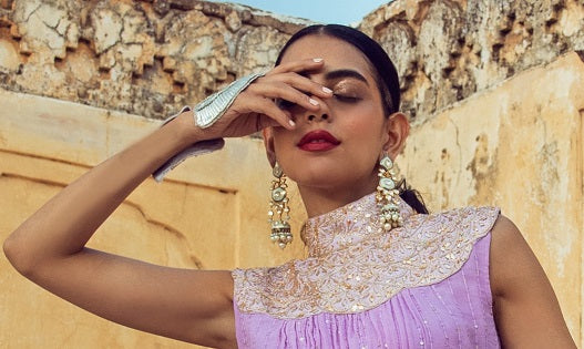 Banafshehn Polki Earrings