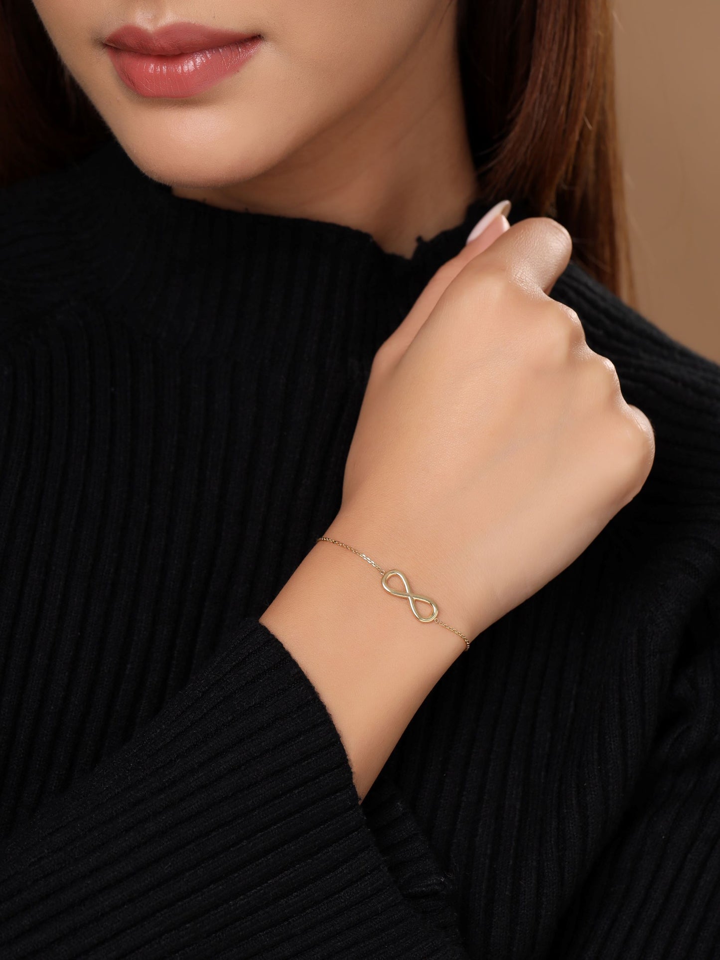 Aureate Infinity Bracelet
