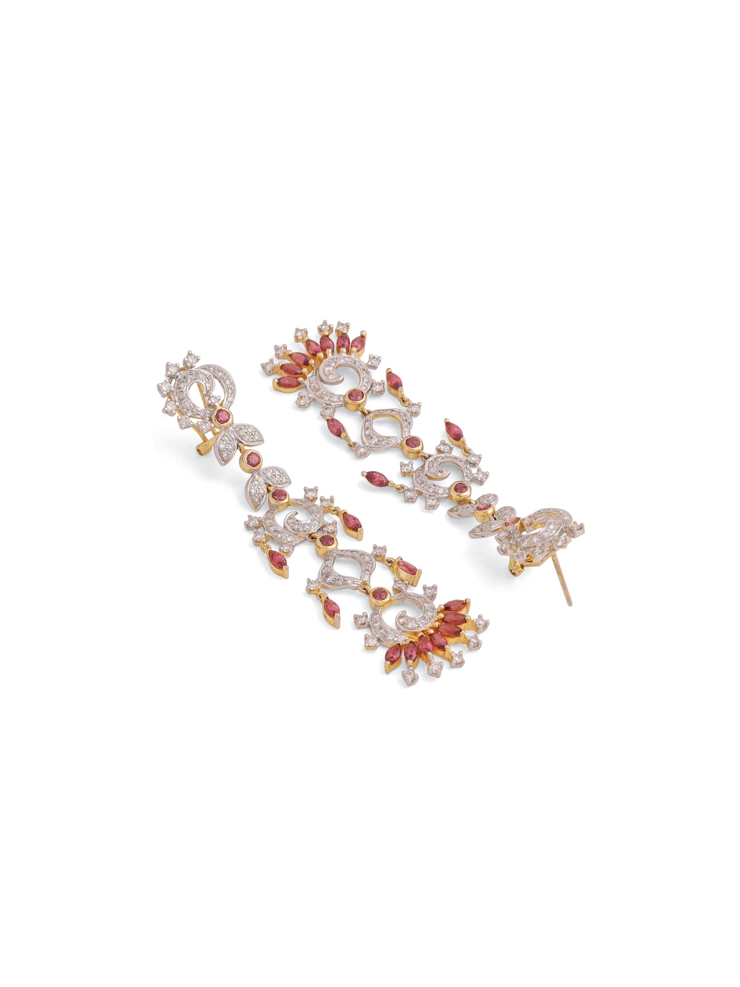 Chic Diamond Threader Earrings