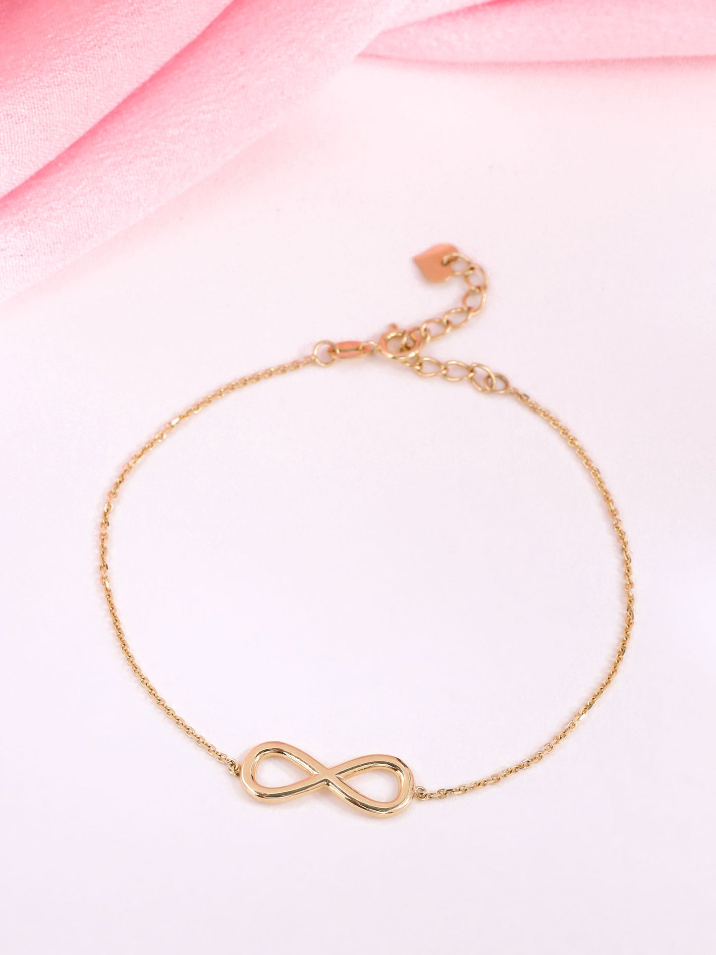 Aureate Infinity Bracelet