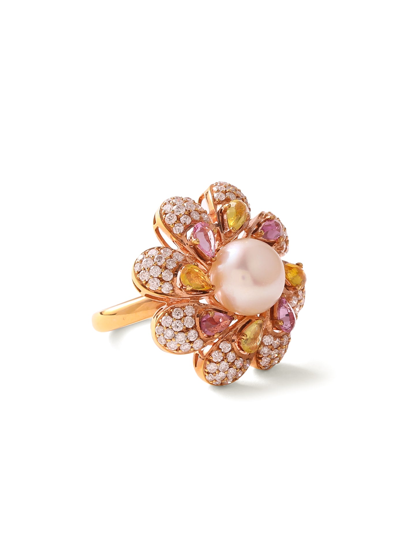 Mexican Aster Diamond Ring
