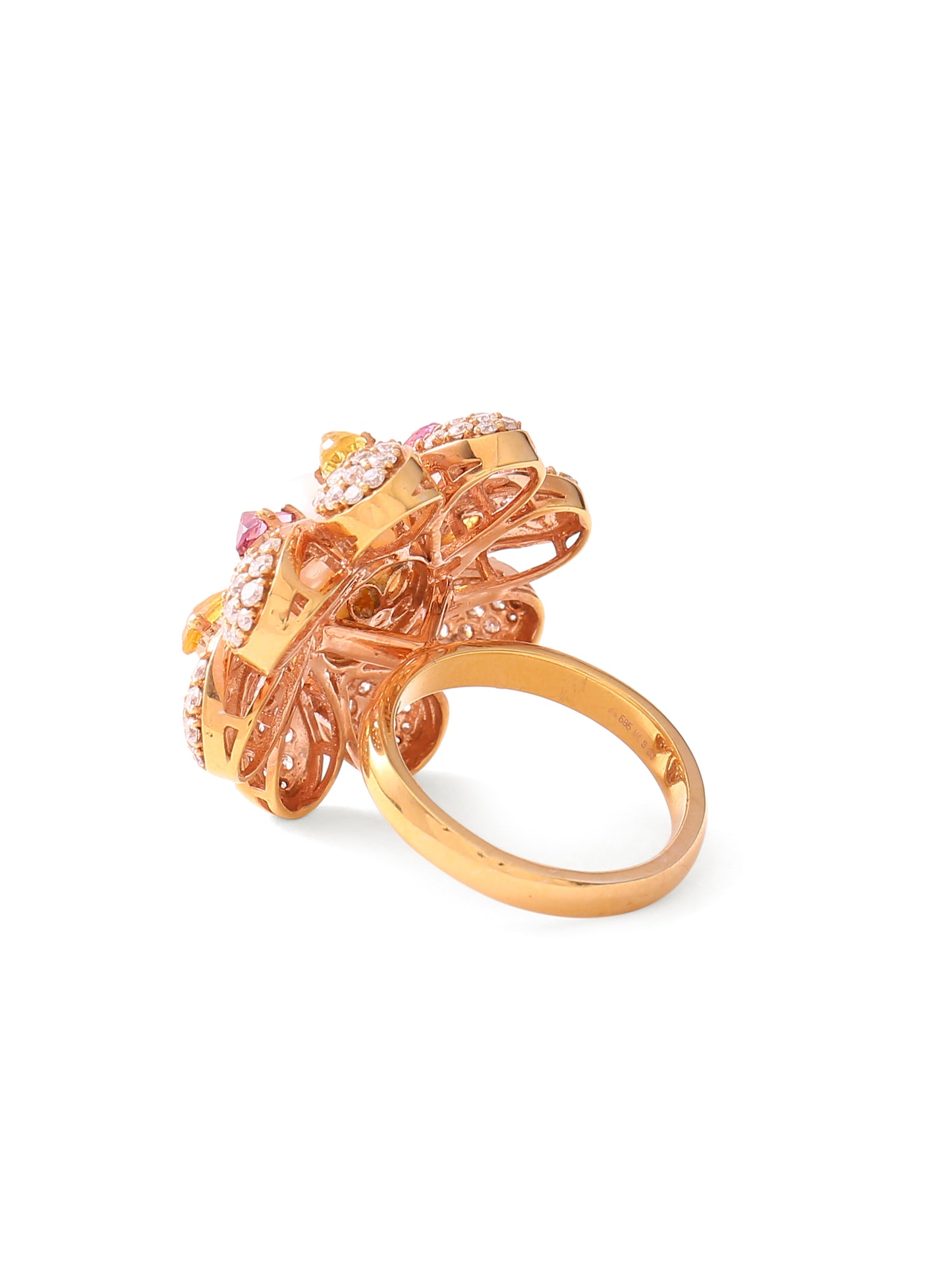 Mexican Aster Diamond Ring