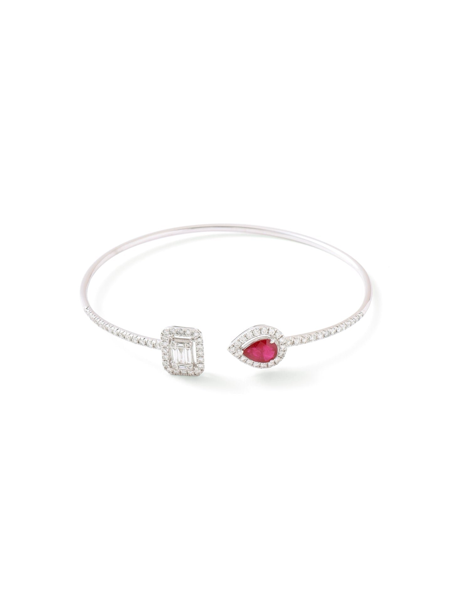 Arrowhead Bracelet With Diamond And Ruby