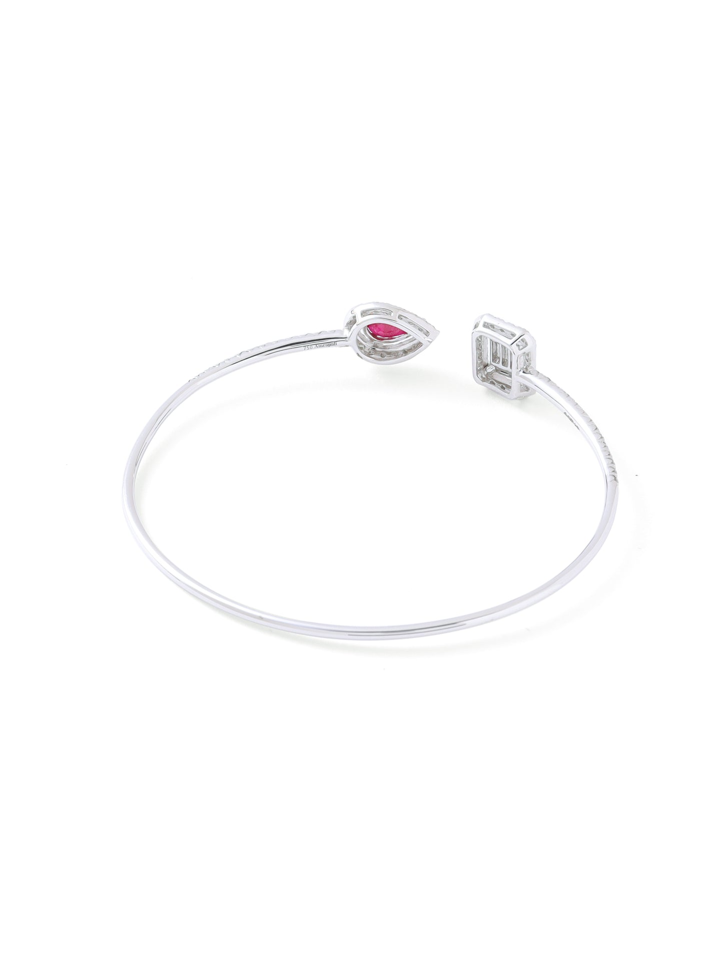 Arrowhead Bracelet With Diamond And Ruby