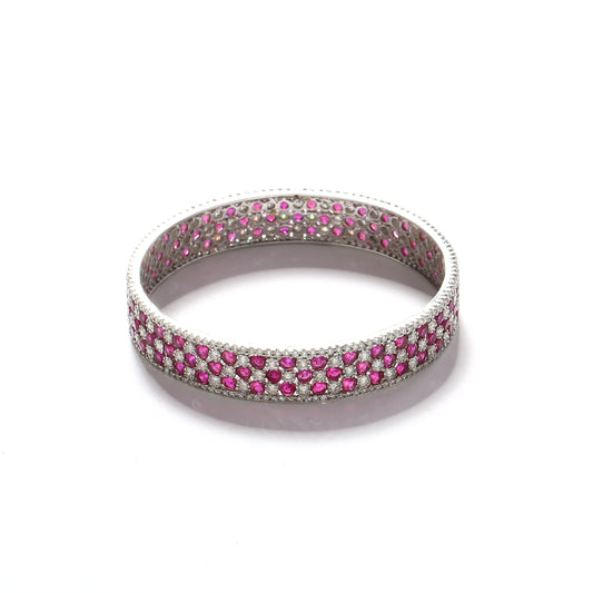 Ruby Diamond Bangle