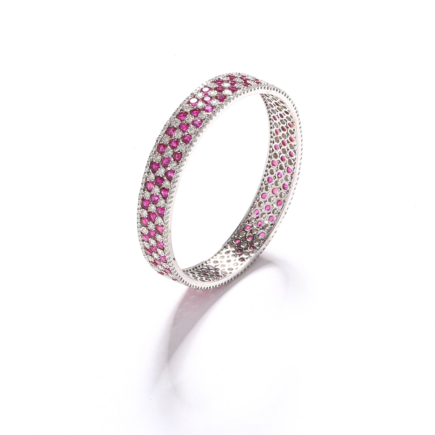 Ruby Diamond Bangle