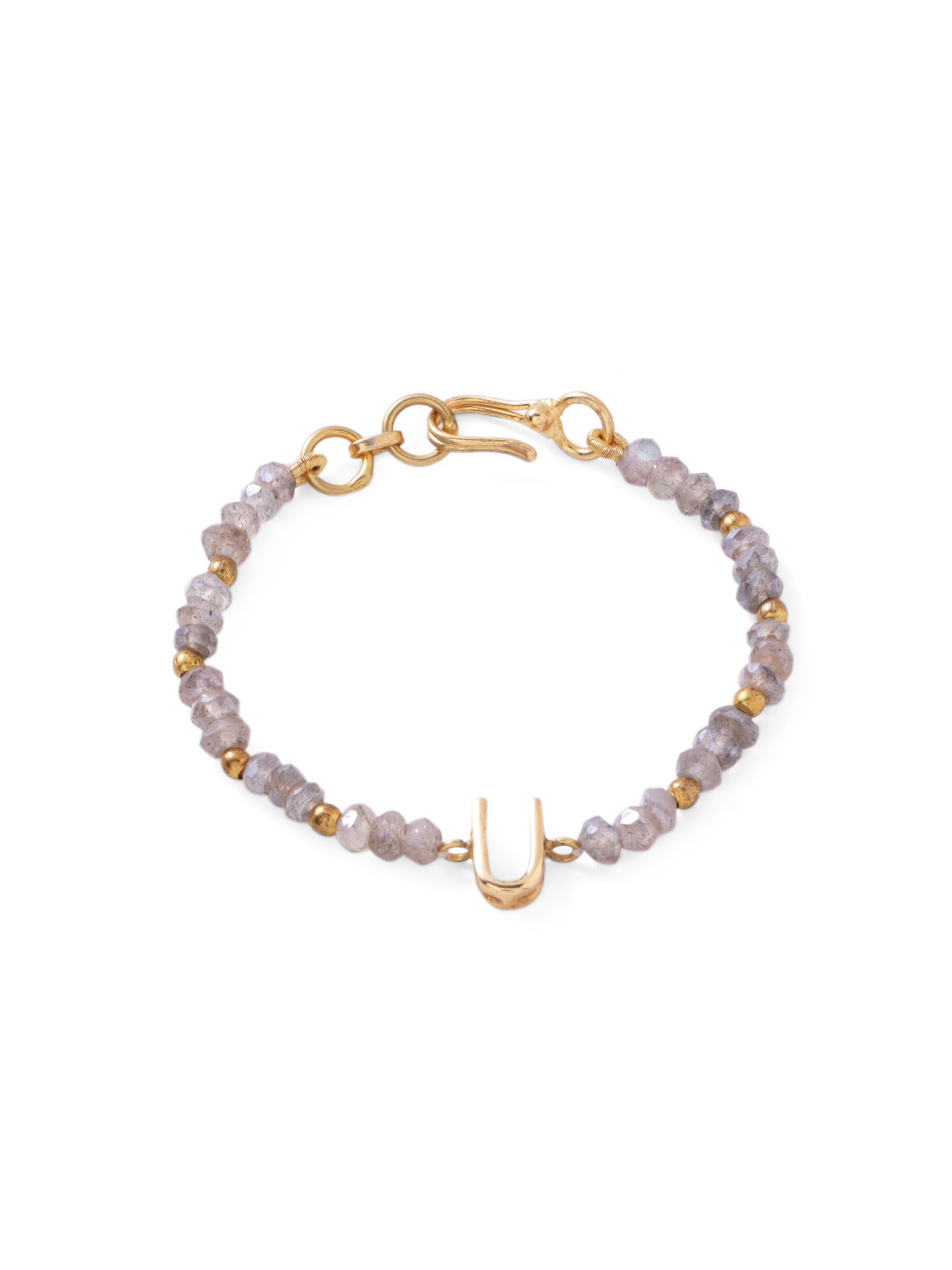 "U" Initial Bracelet