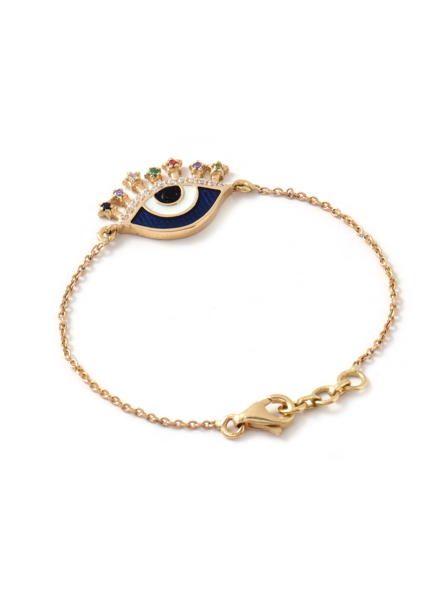 The Basic Evil Eye with Gold Chain