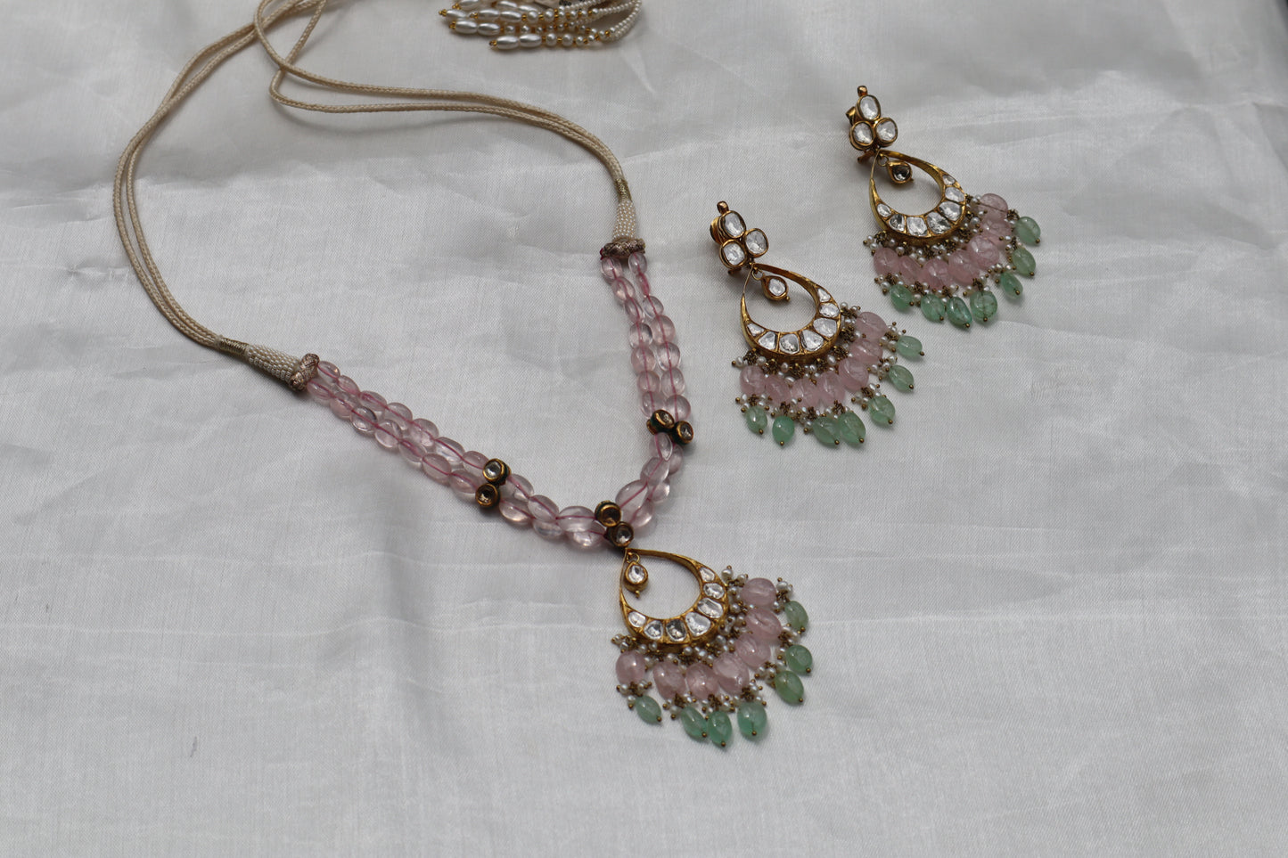 Falak Polki Chandbali Set