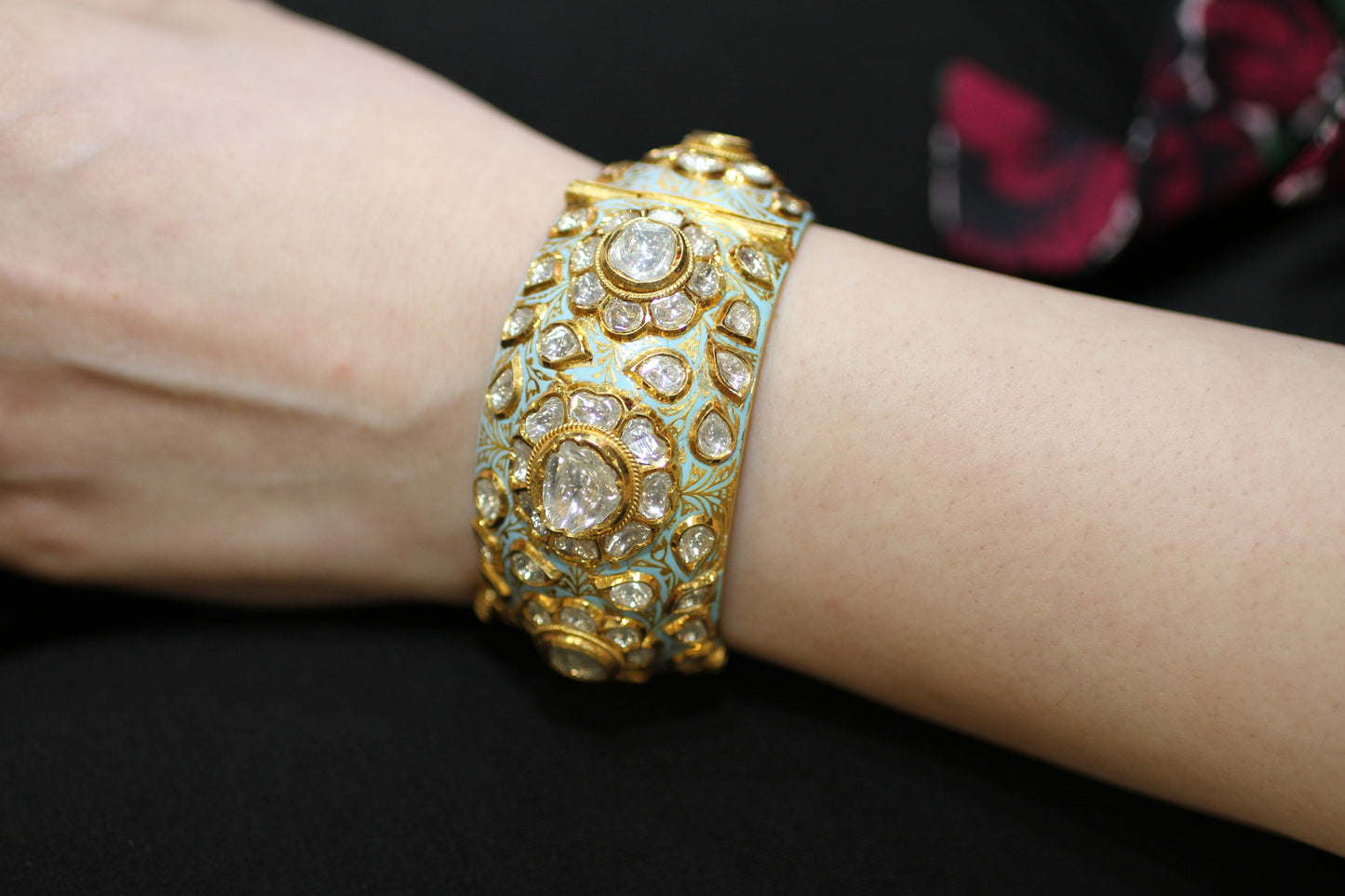Banafshehn Polki Bangle