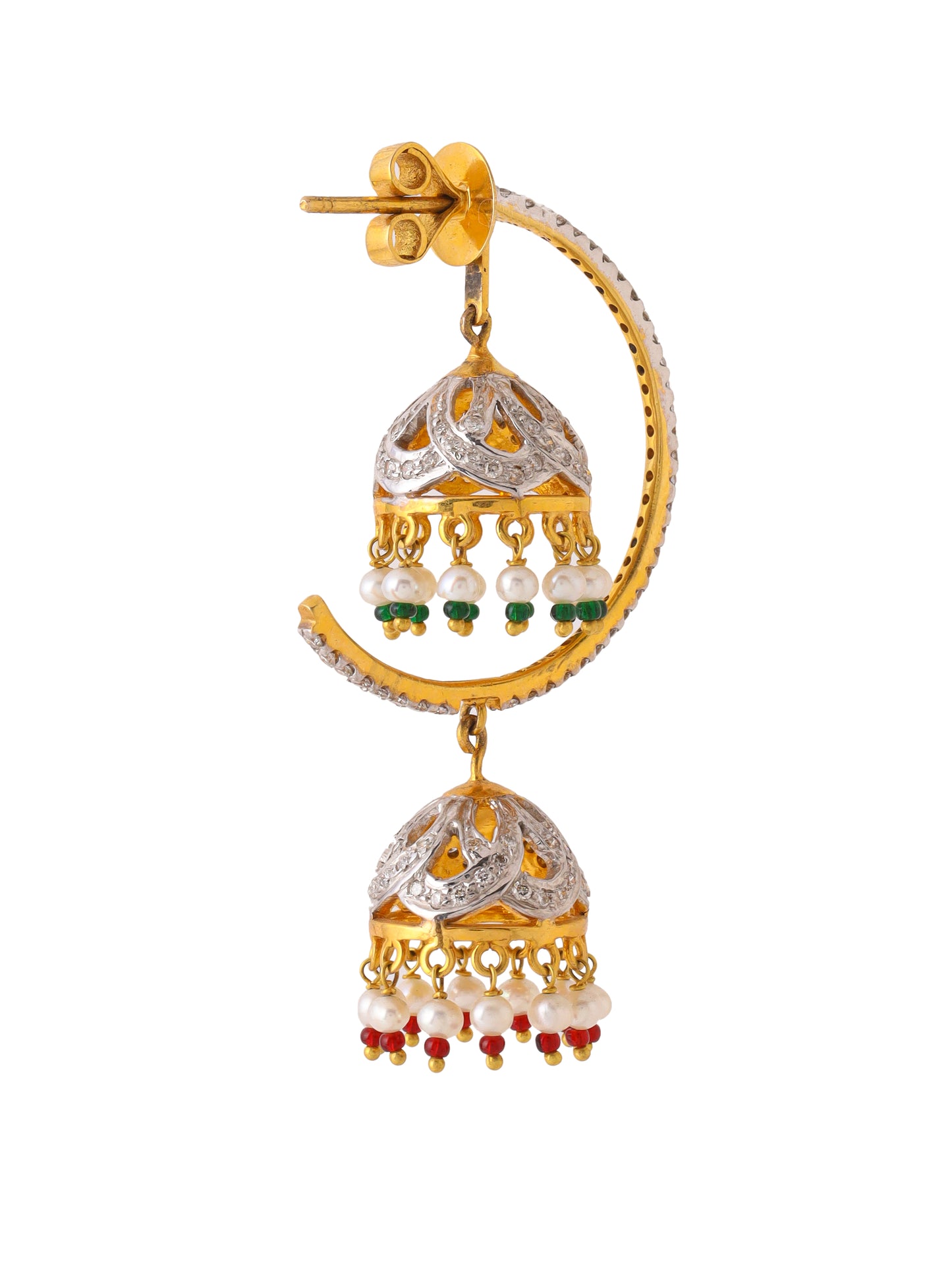 Diamond Divine Double Jhumkhi