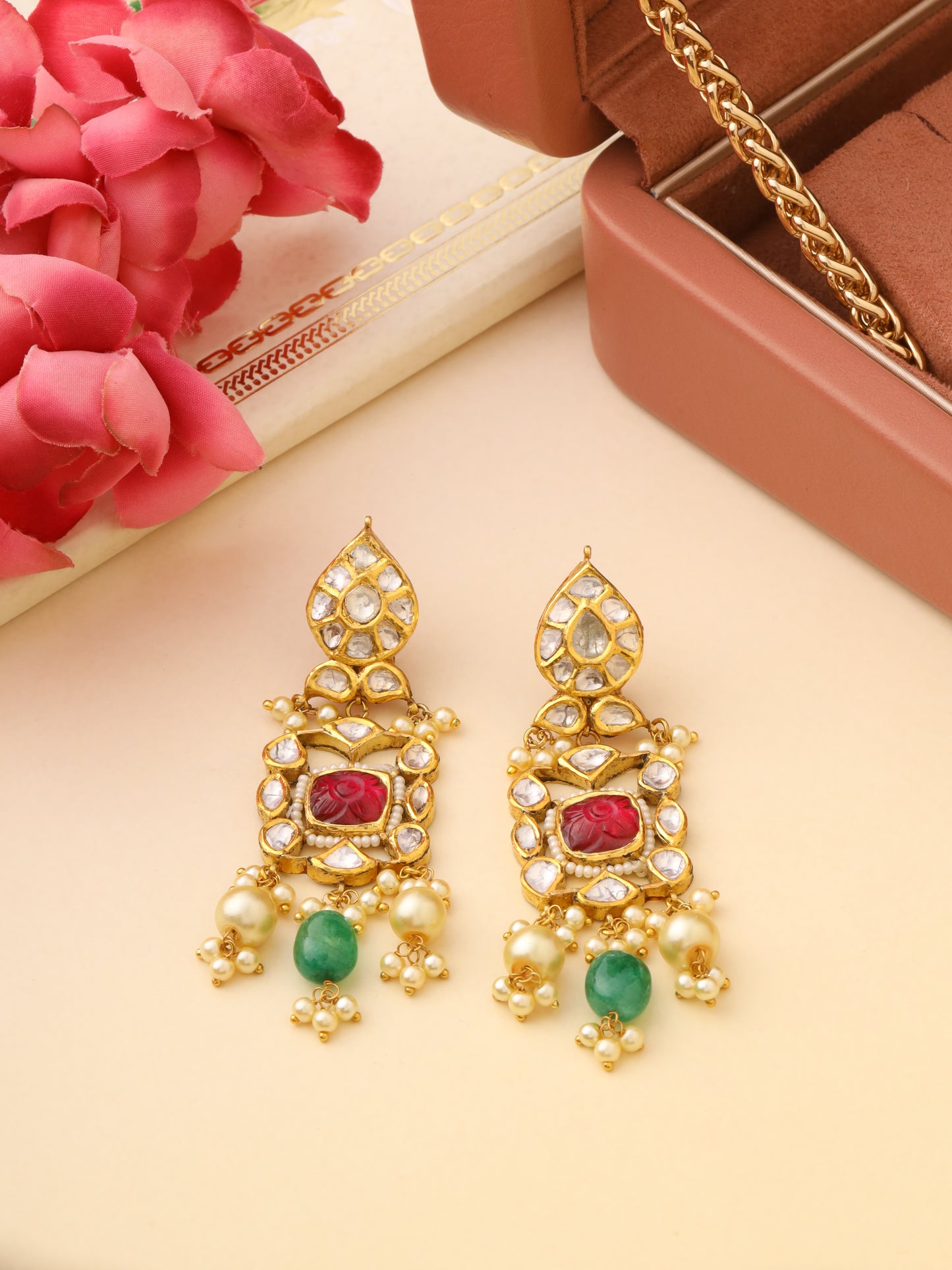 Mahira Polki Earrings