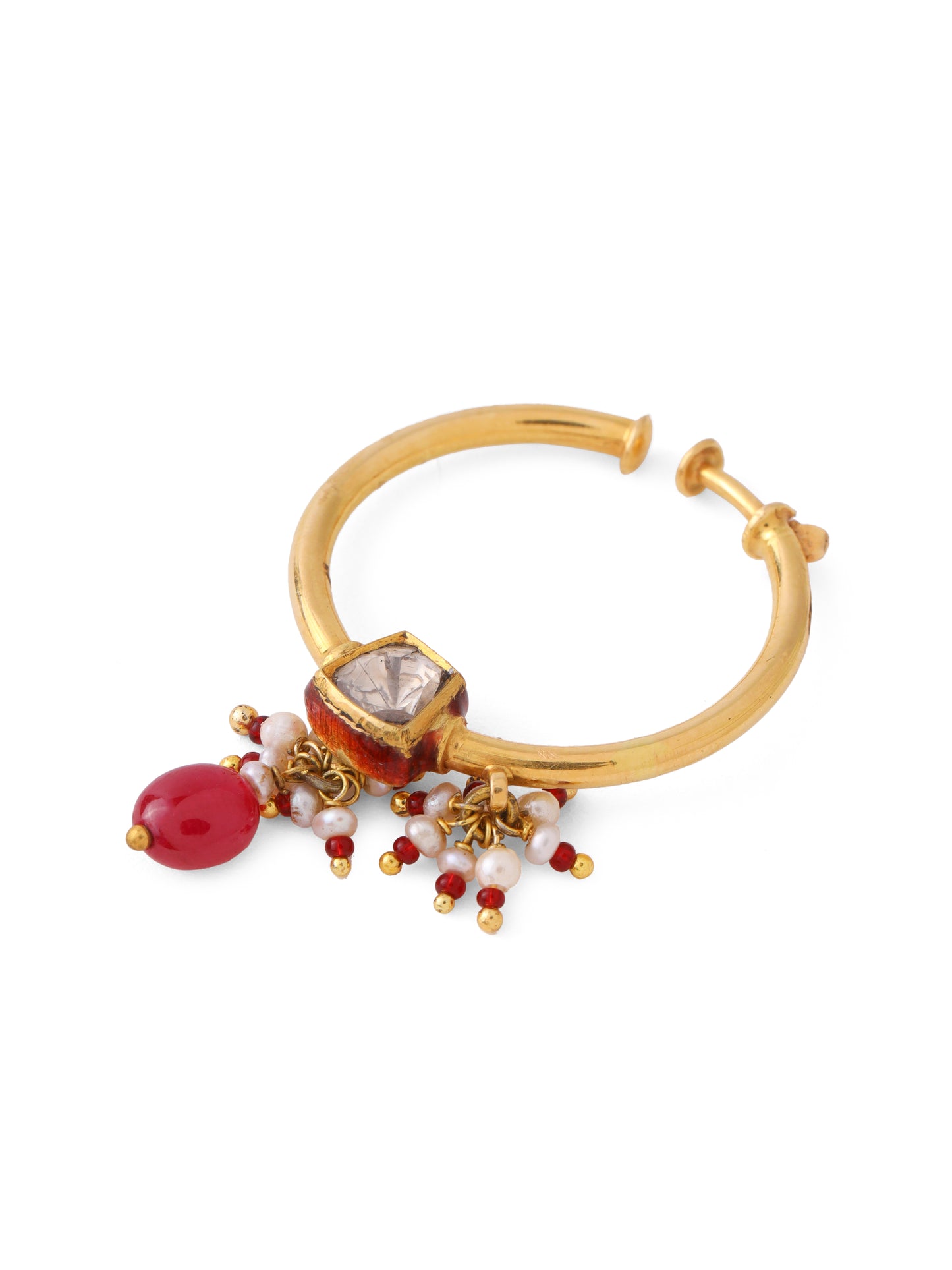 Polki Gold Nath