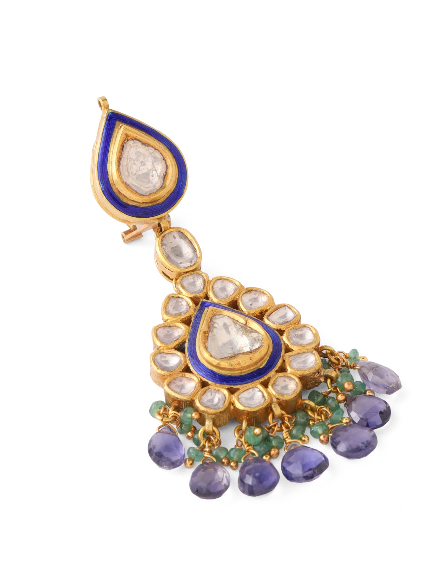 Oceanic Polki Opulence Earrings