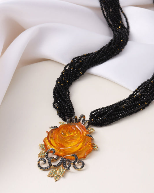 Amber Rose Necklace Set