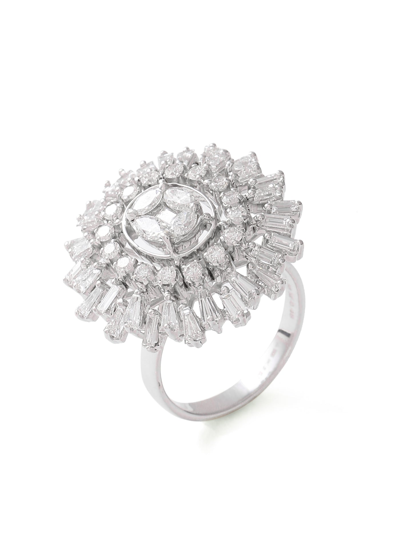 Floral Diamond Ring