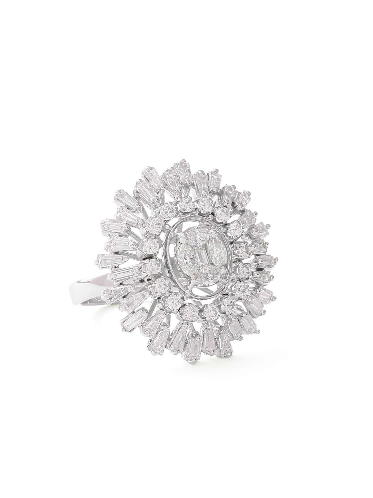 Floral Diamond Ring