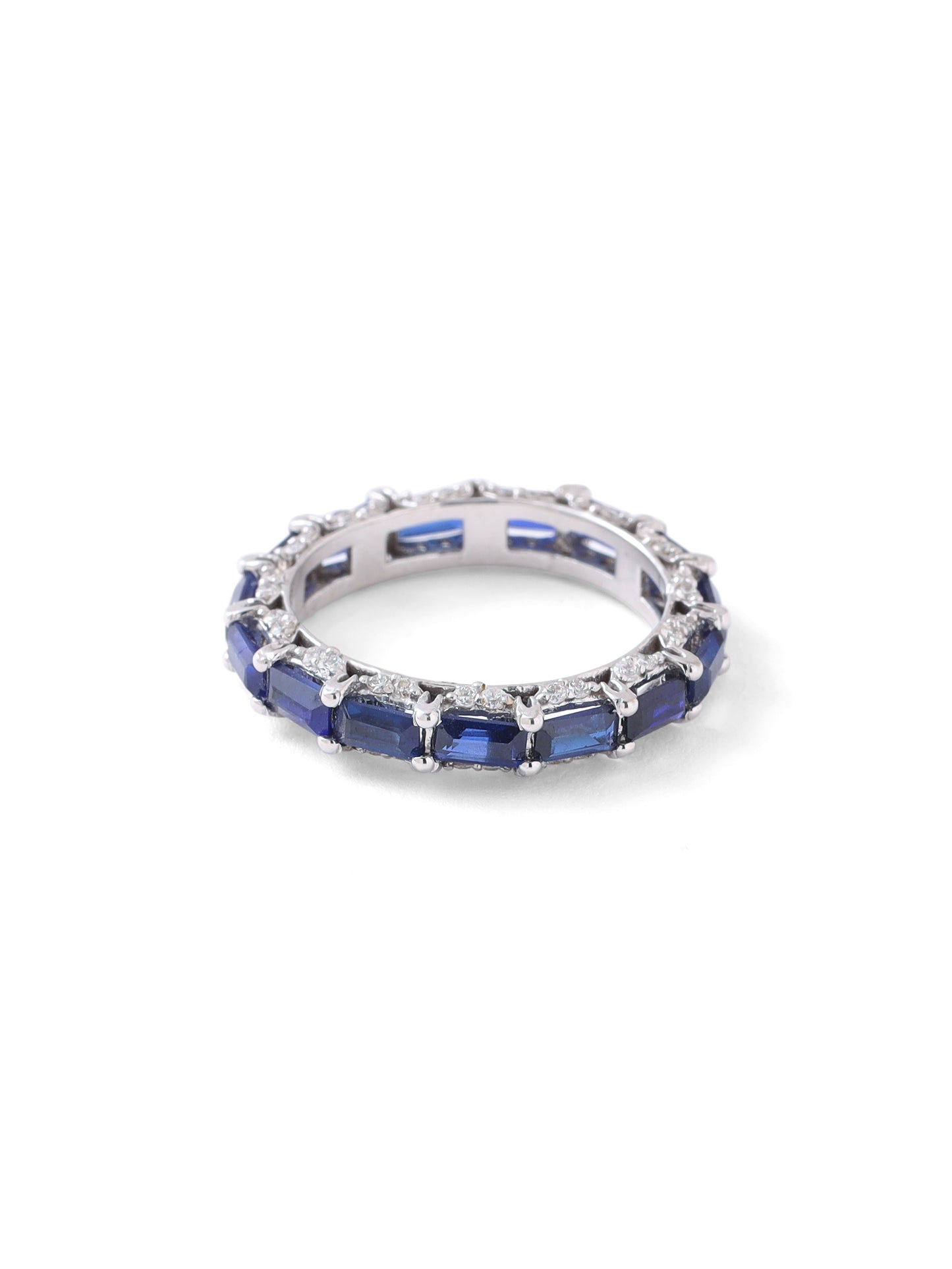 Spirit Diamond & Iolite Ring Band