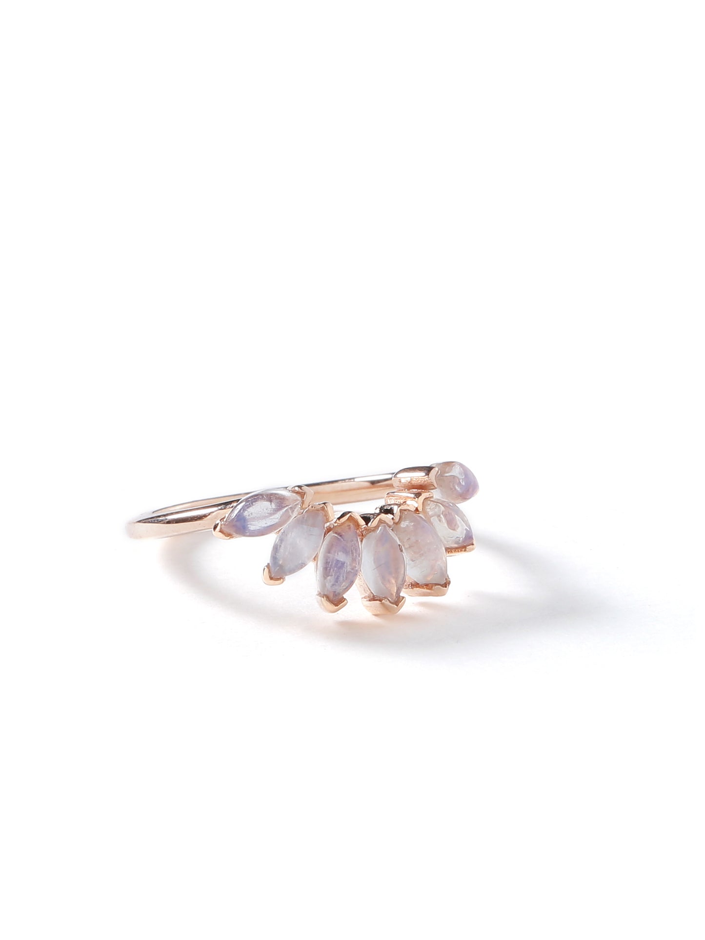 Peacock Dancing in the Moon Ring