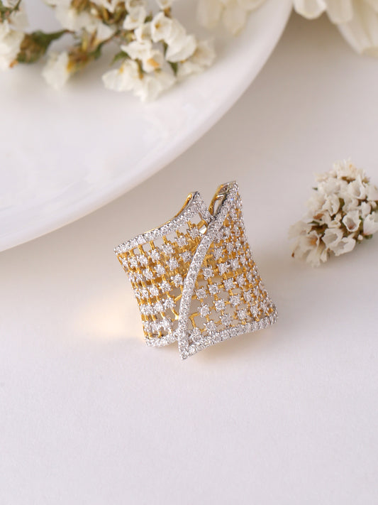 Diamond Weave Ring