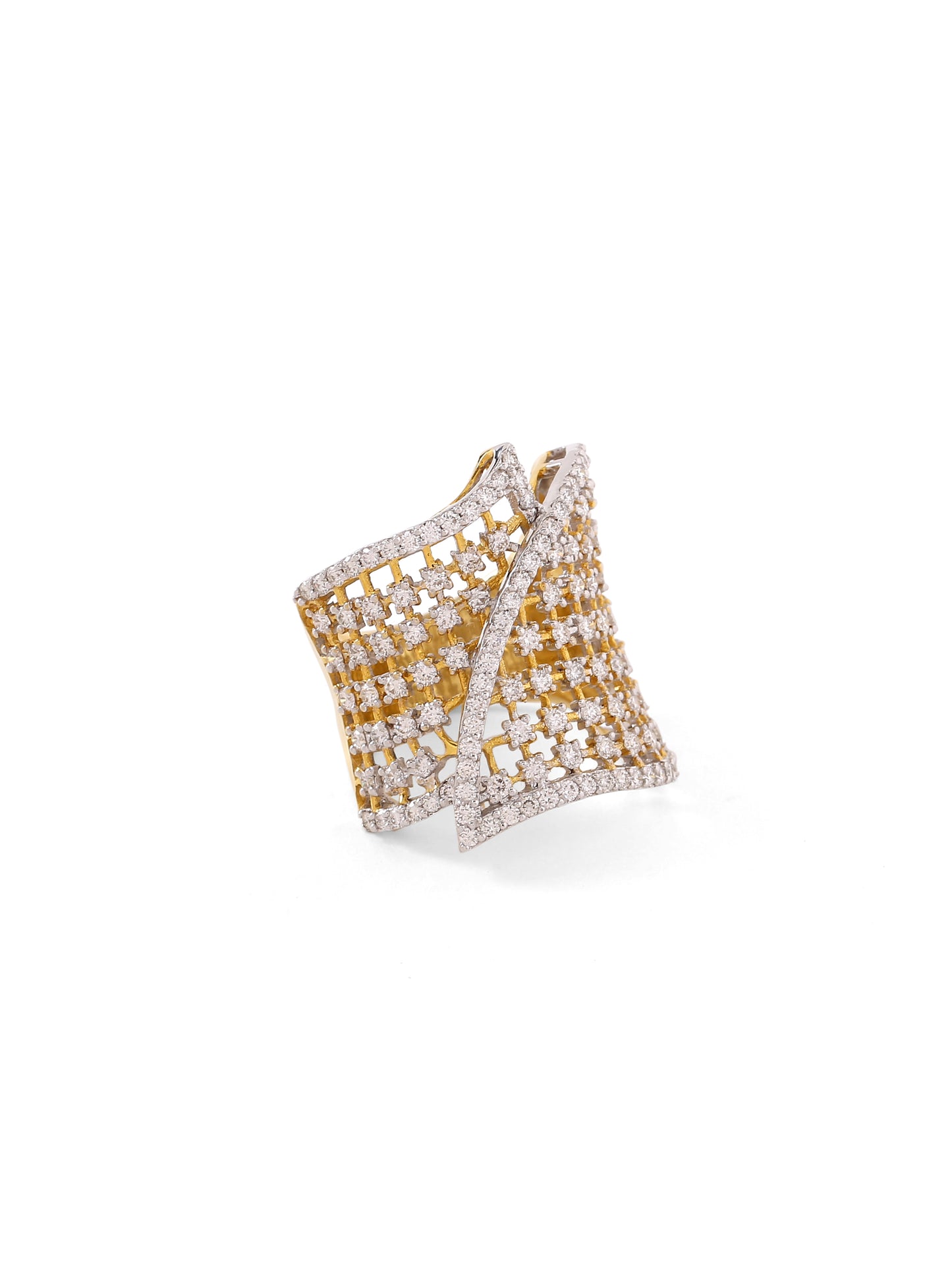 Diamond Weave Ring