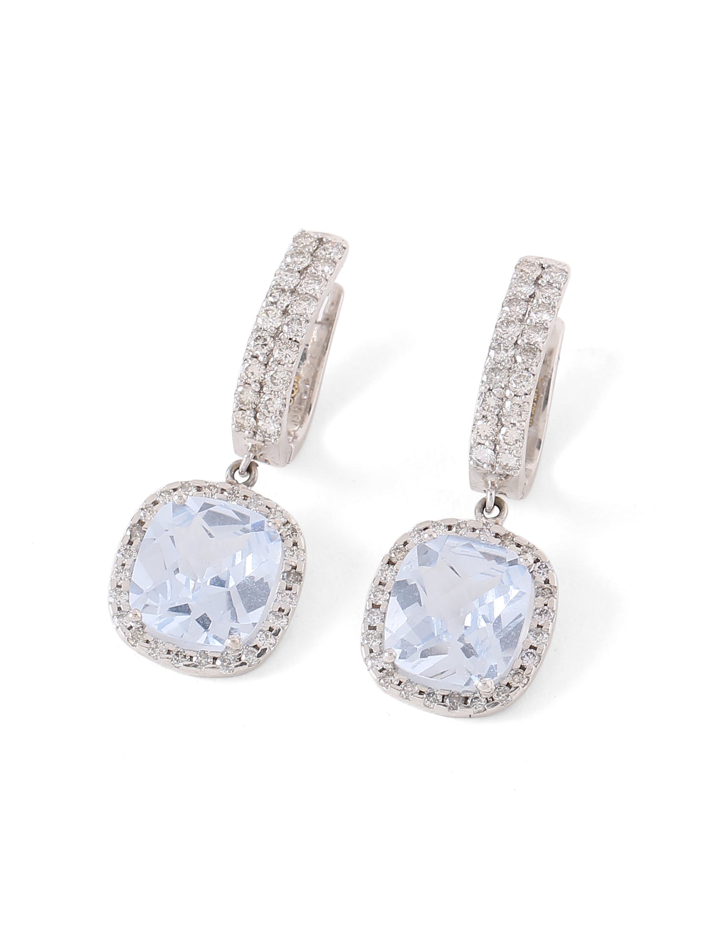 Aqua Blue Arcade Earrings