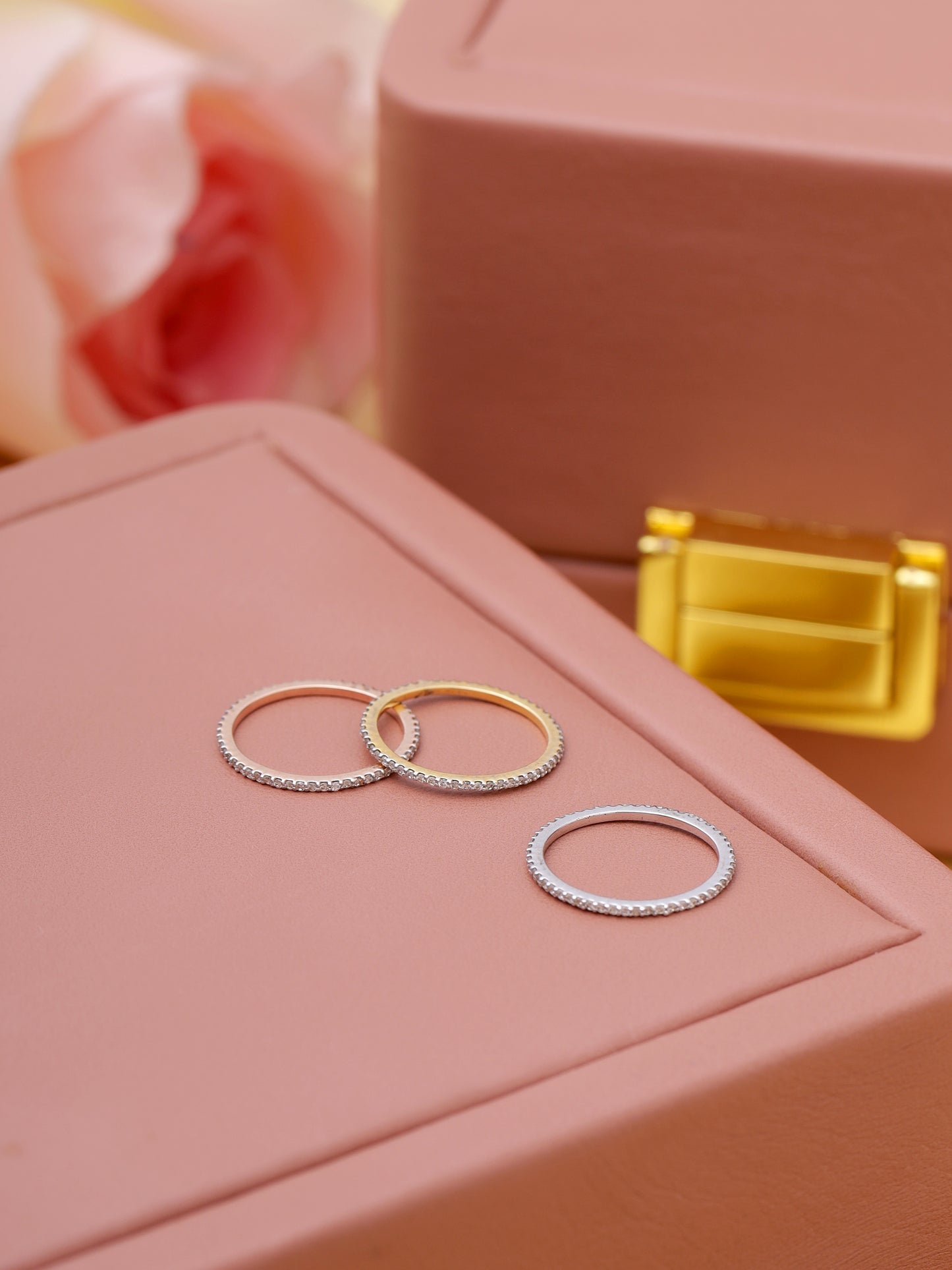 Dainty Diamond Stacks