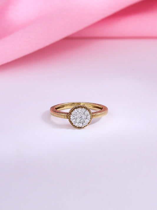 Clustered Diamond Ring