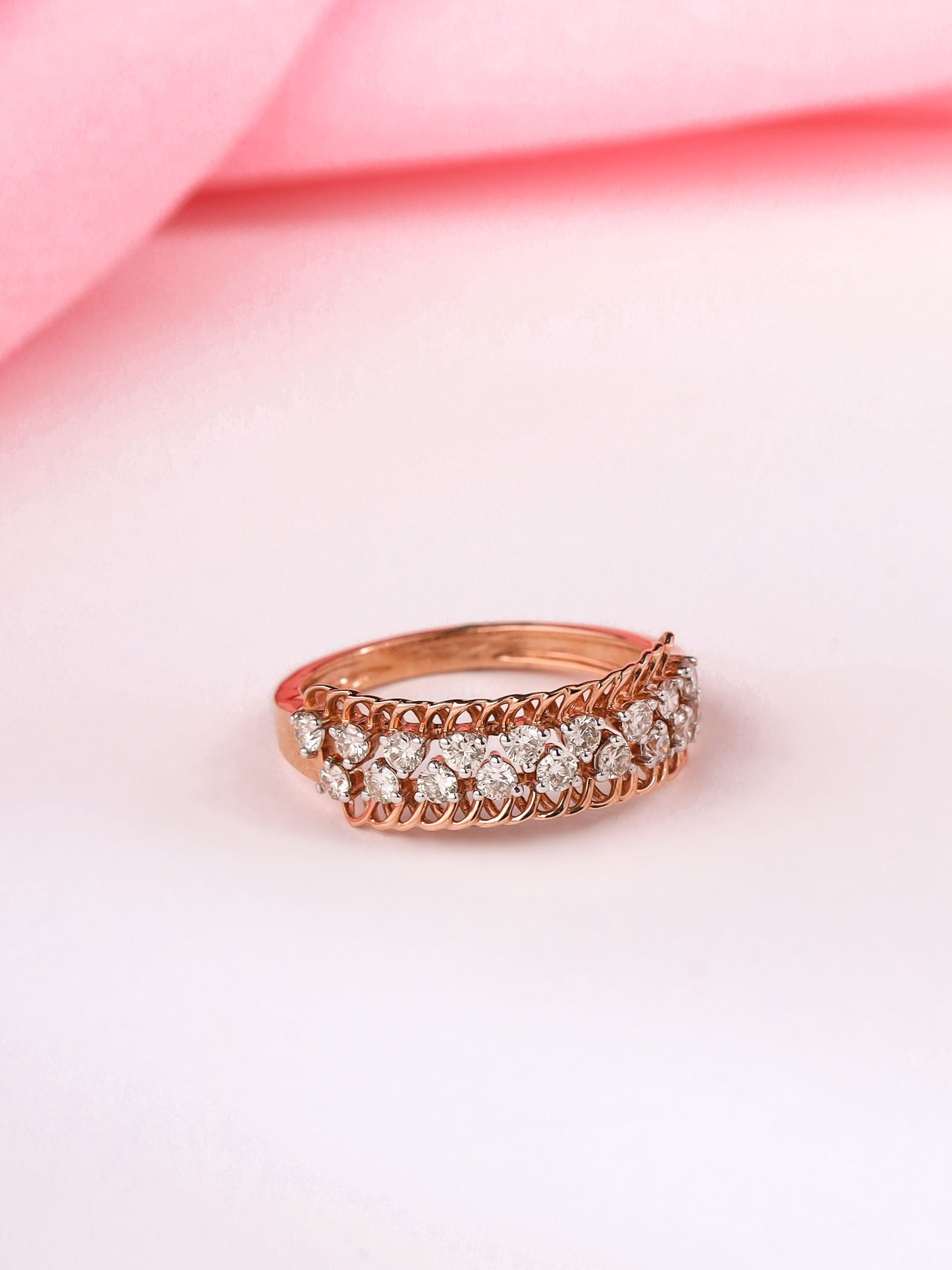 Cluster Diamond Forever Ring Band