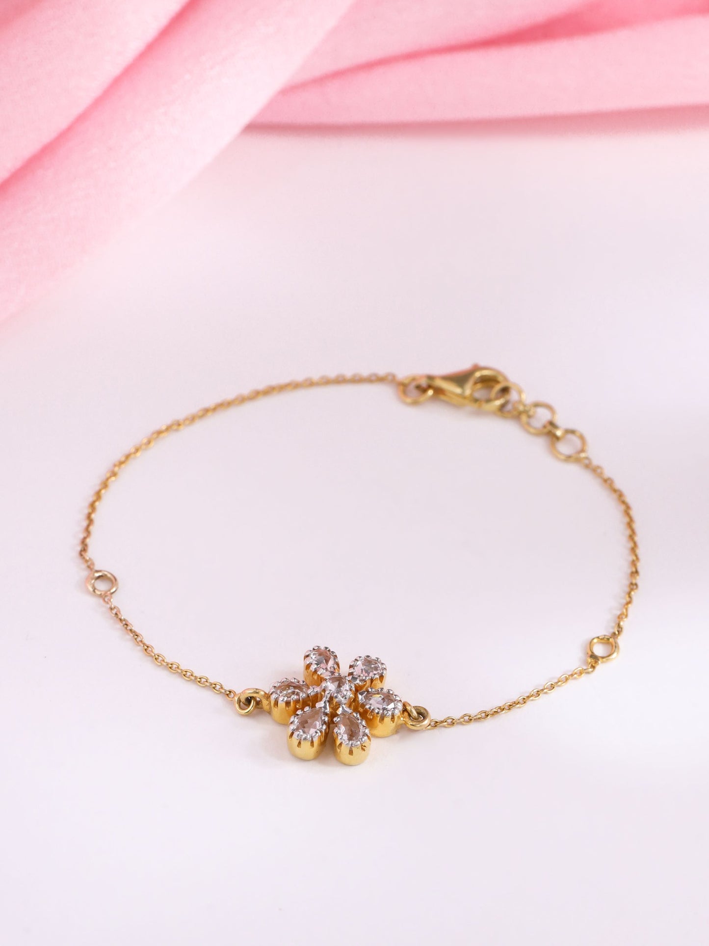 Flower Diamond Bracelet