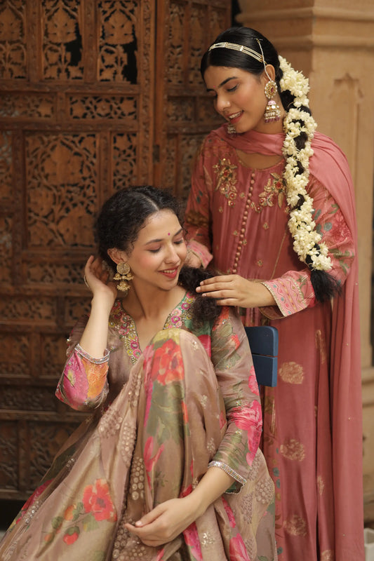 Polki Studs With Three Jhumki