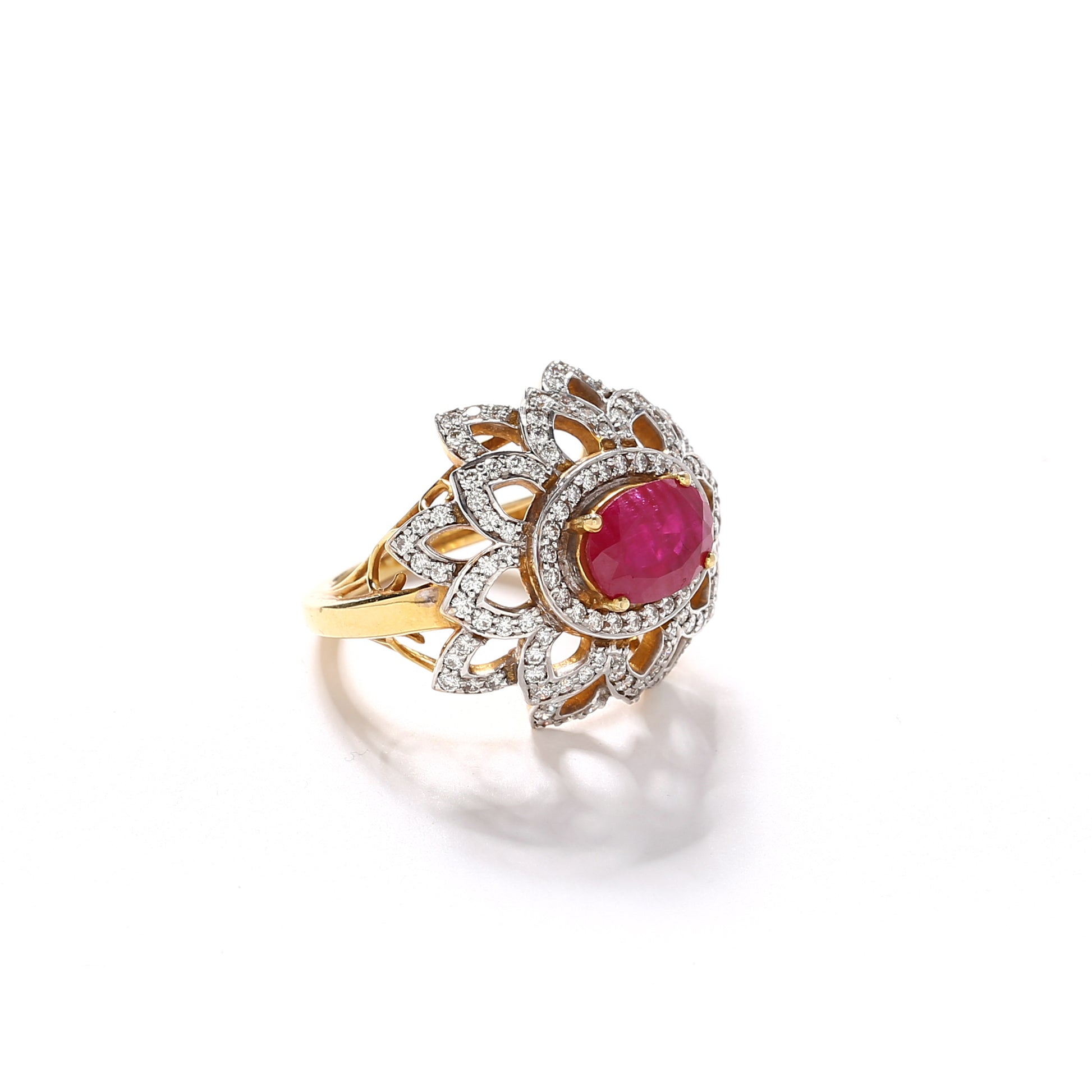 Diamond Ruby Ring