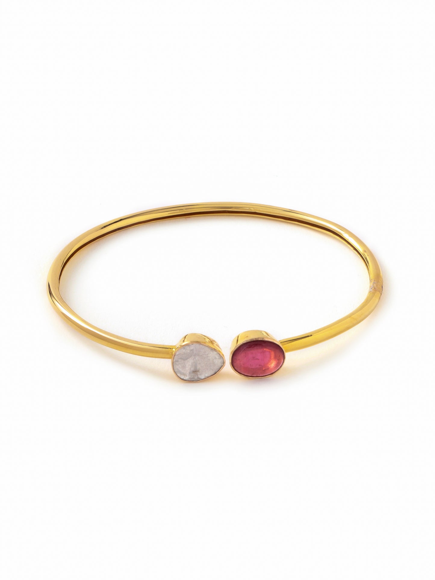 Polki & Ruby Spring Bracelet