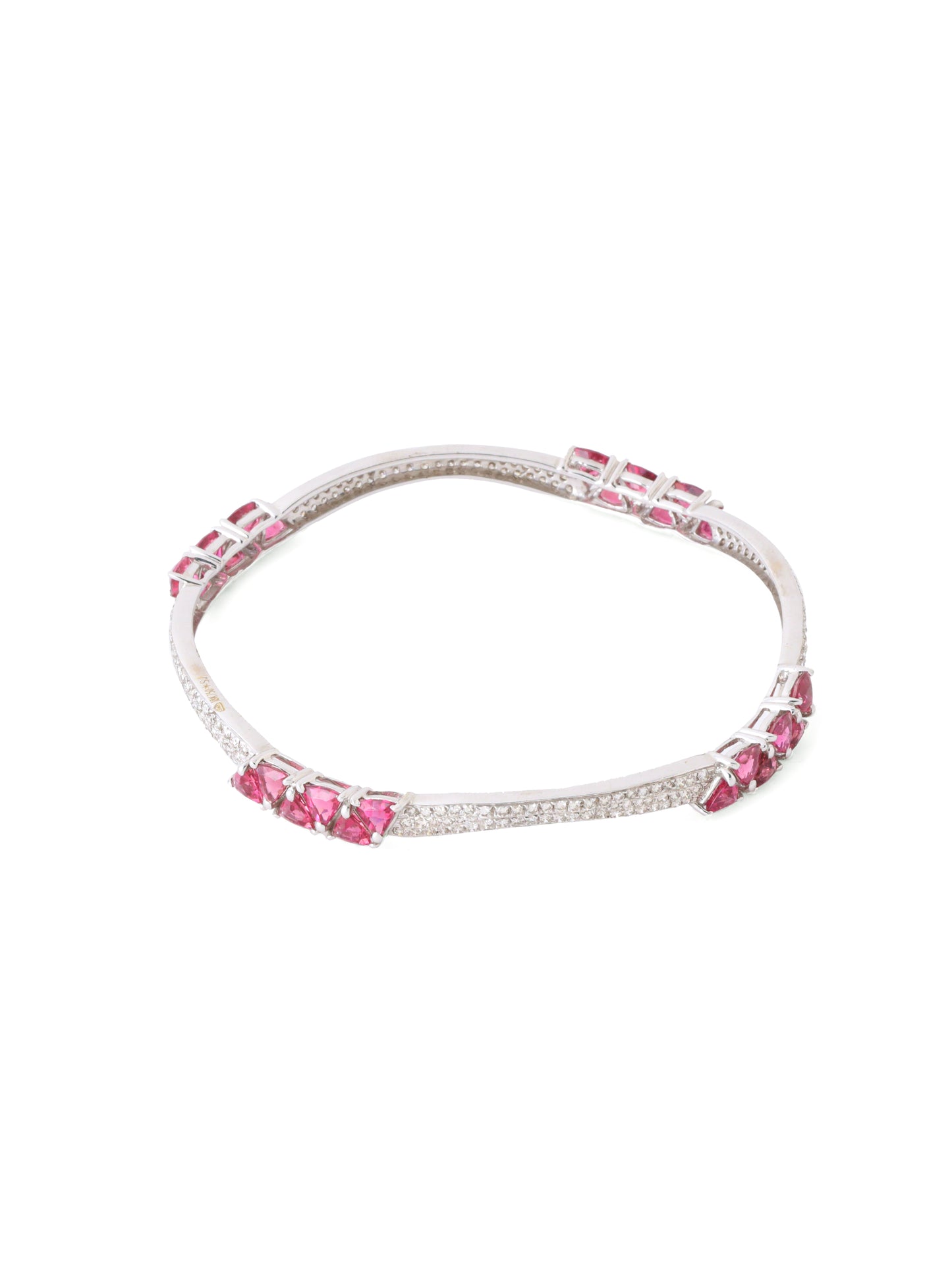 Twin Diamond Bangle