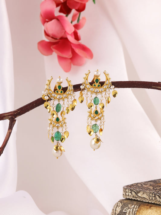 Qamar Polki Earrings