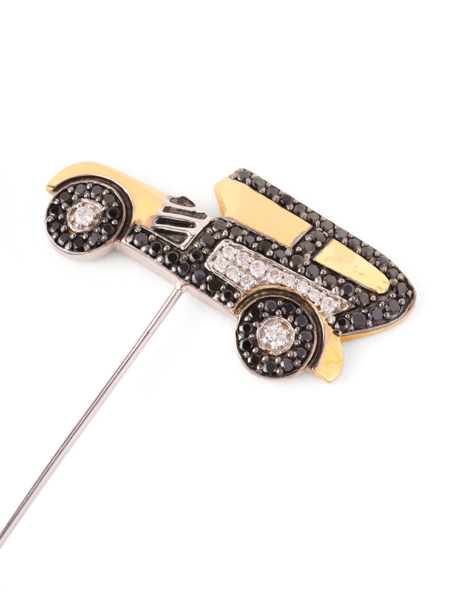 Vintage Car - Diamond lapel pin