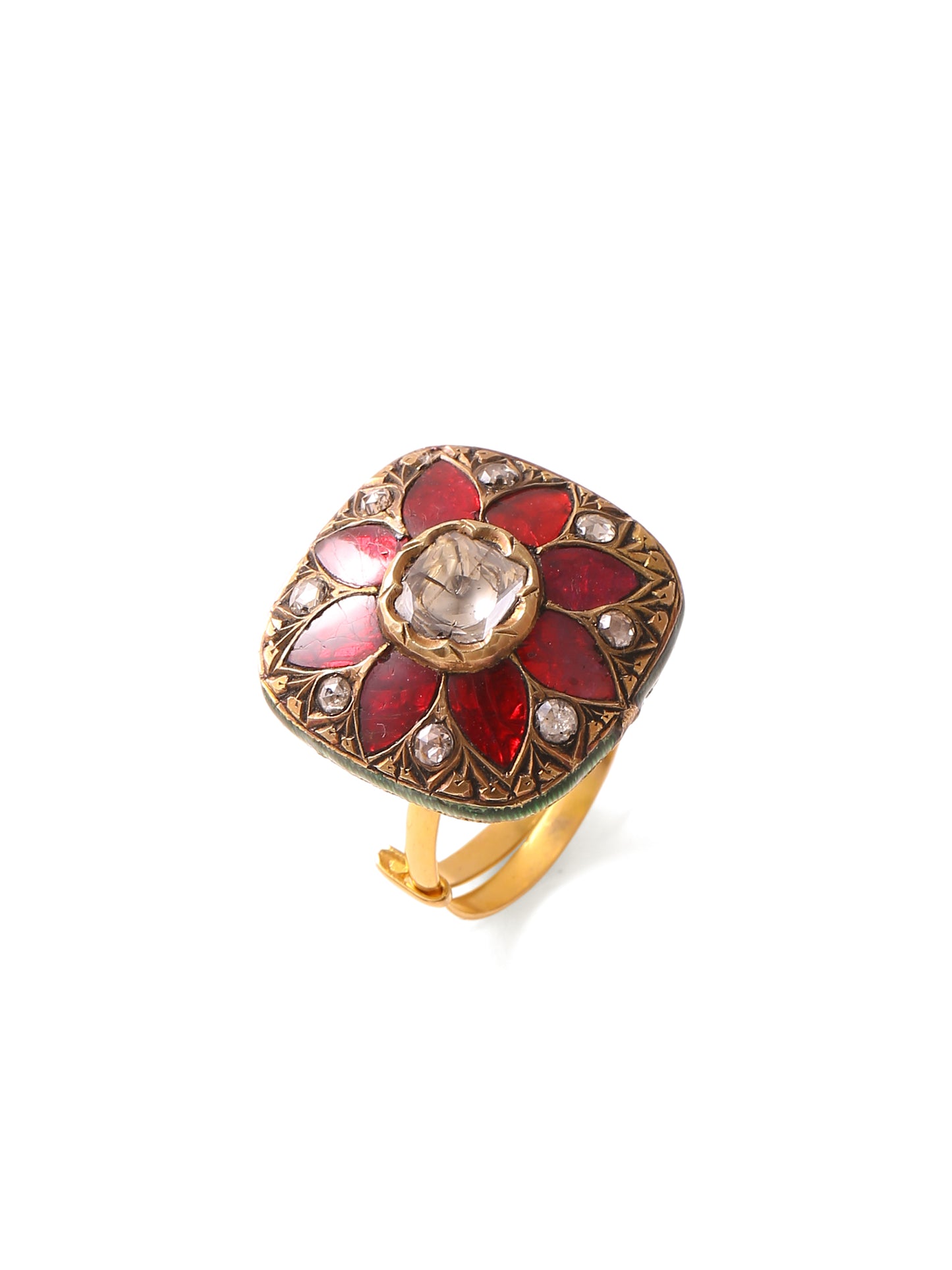 The Mellow Polki Ring