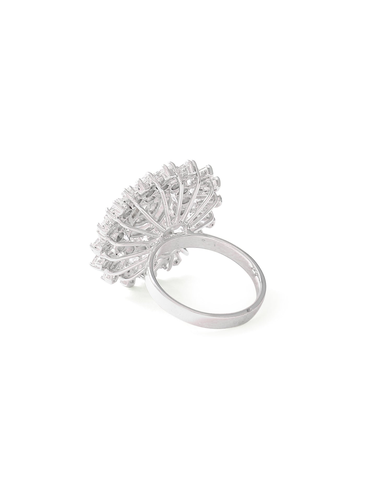 Floral Diamond Ring