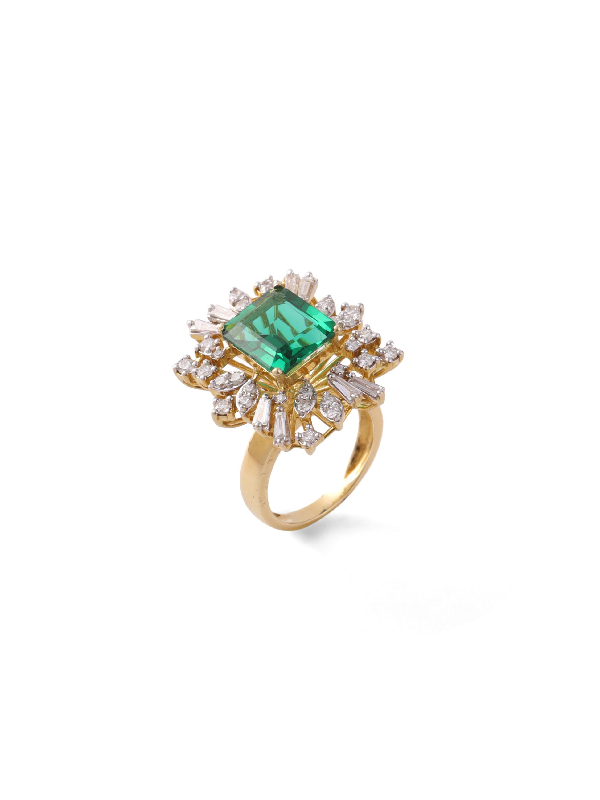 Elora Diamond & Baguette Ring