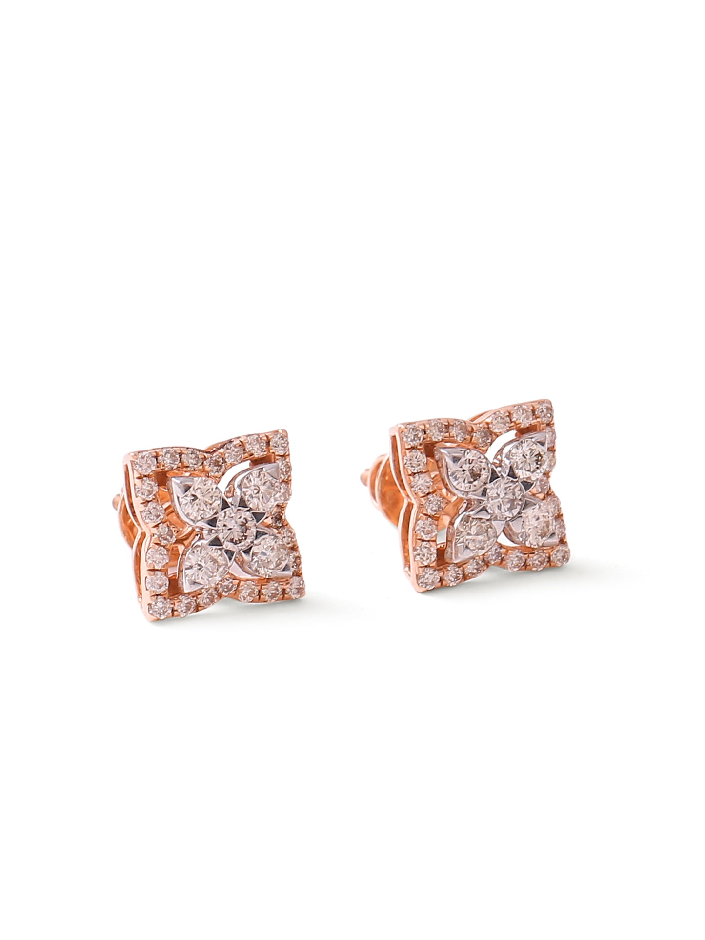 Diamond Bedding Wallflower Studs