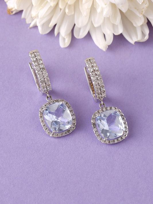 Aqua Blue Arcade Earrings